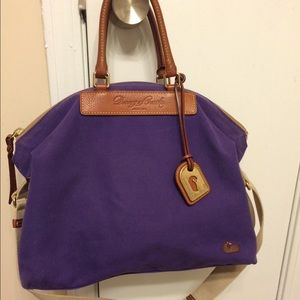 Dooney & Bourke Purple Satchel