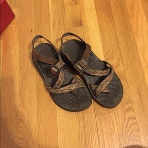 🌟Reserved🌟 Brown Chacos with Pink Flowers