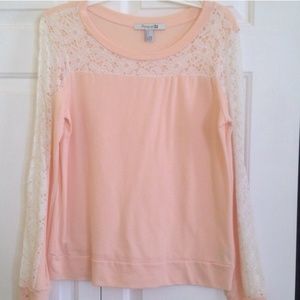 Peach Sweater & Cardigan