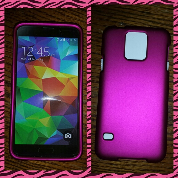 Hot pink Samsung Galaxy S5 case