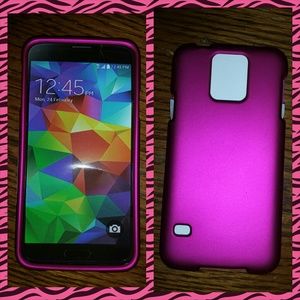 Hot pink Samsung Galaxy S5 case