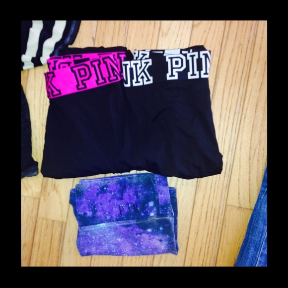 Victoria secret pink shorts galaxy