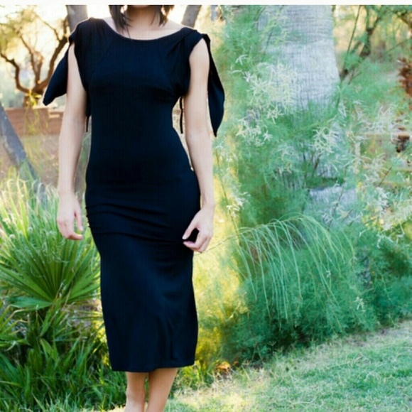 Dresses & Skirts - Low Back Black Dress