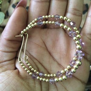 Real golden custom earrings .