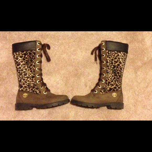 Timberland Leopard Boots!
