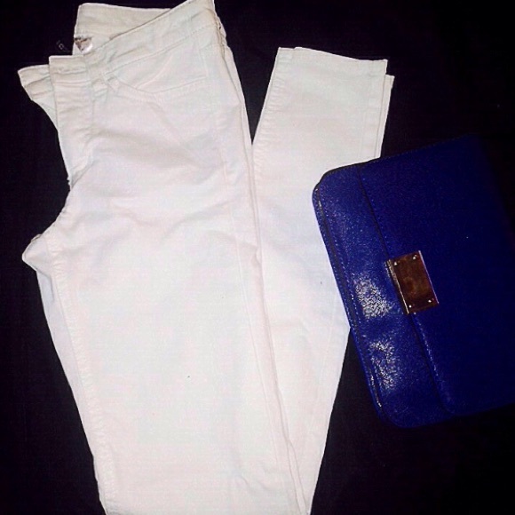 🆕 White mid waist pants