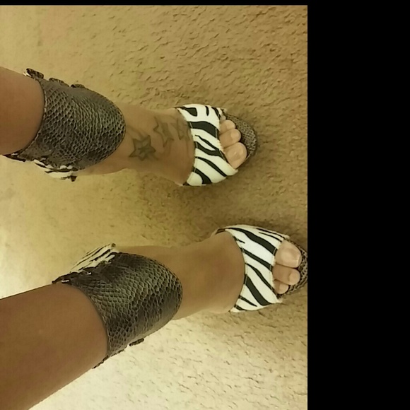Zebra heels
