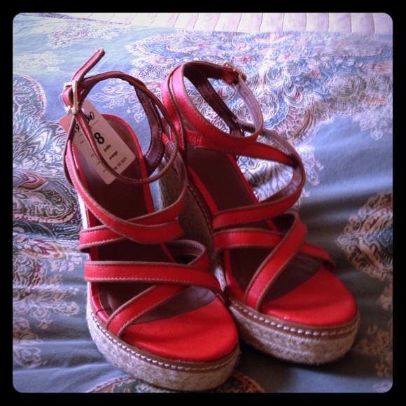 Orange Espadrilles