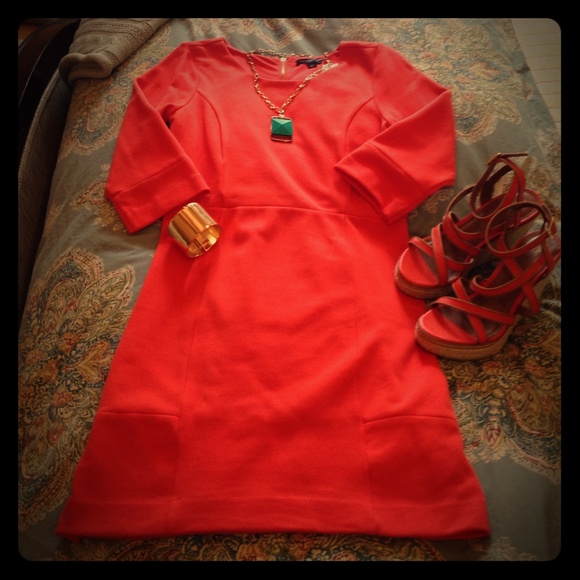 Orange Banana Republic Dress