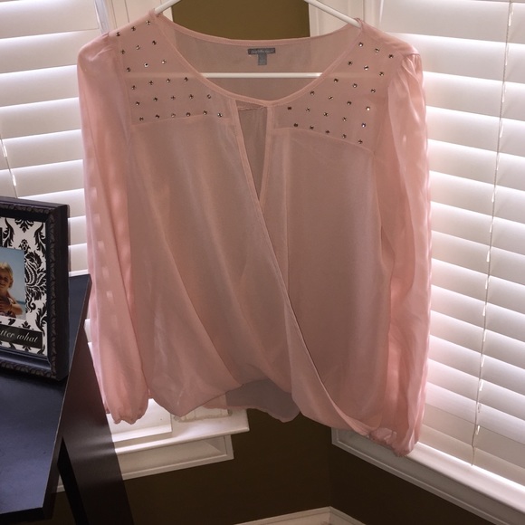 Peach colored top
