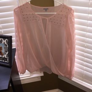 Peach colored top
