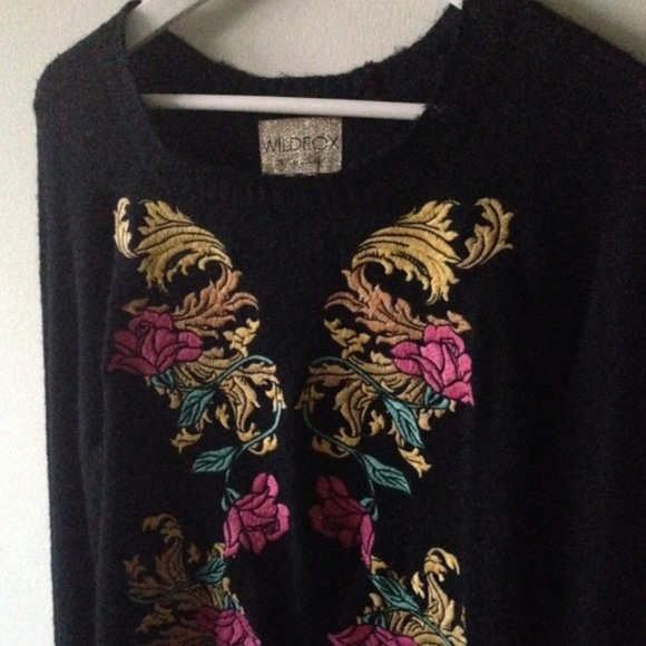 Wildfox White Label Embroidered Sweater