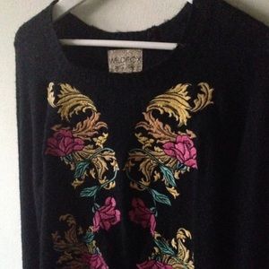 Wildfox White Label Embroidered Sweater