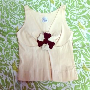 VINTAGE MOSCHINO BEIGE TOP