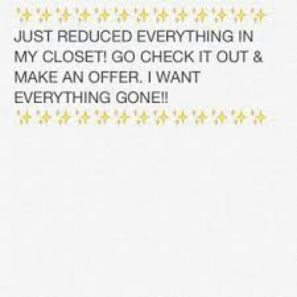 Everything must go...