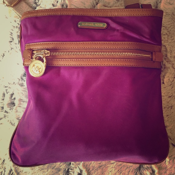Real purple MICHEAL KORS cross body bag!