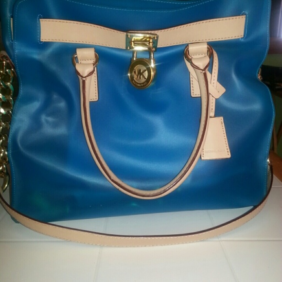 Mk turquoise tote