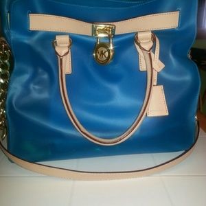 Mk turquoise tote