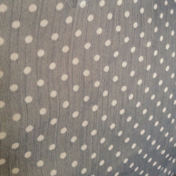 Vintage Chiffon Polka dot dress - Picture 4 of 4