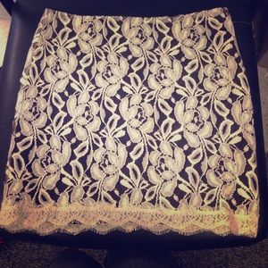 Romantic Floral Lace Skirt