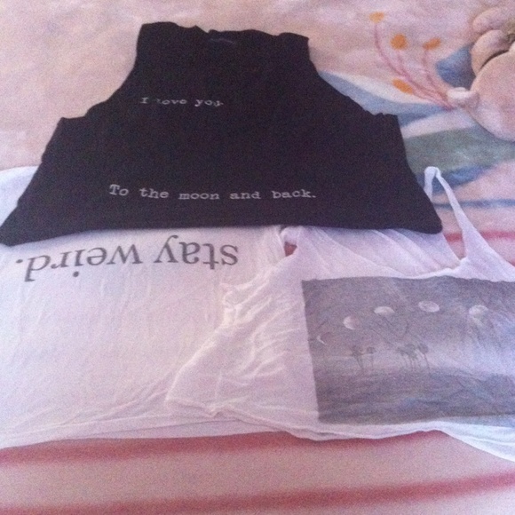 3 Brandy Melville shirts