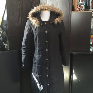 Black winter coat