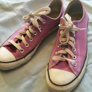 Orchid Converse Low Tops