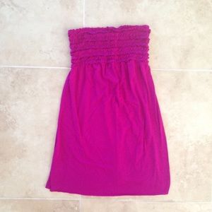 Purple beach cover up