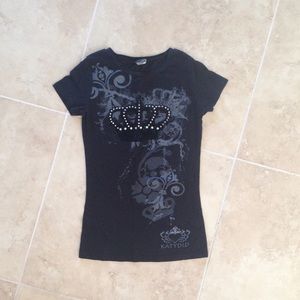 Black crown shirt