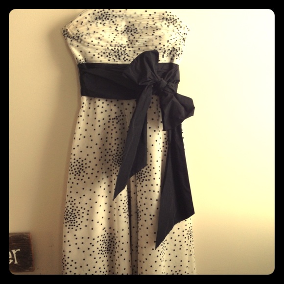 BCBG strapless dress