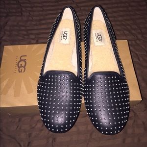 Uggs black flats
