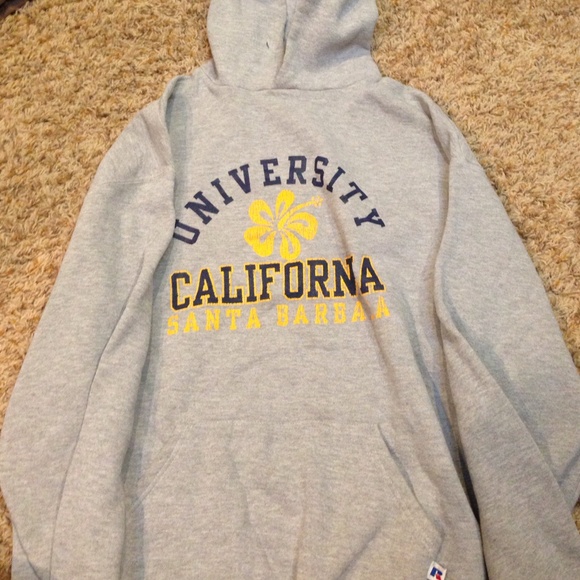Warm university of California grey hoodie