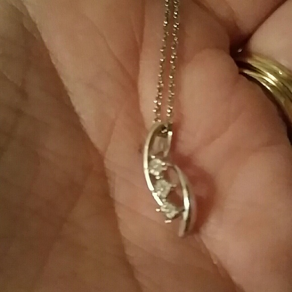 Necklace with diamonds  ⭐⭐reduced⭐⭐ - Picture 2 of 2