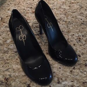 Jessica Simpson leather heels