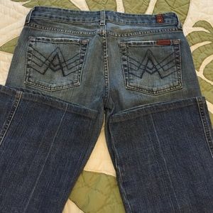 7 For All Mankind Studded A Pocket Jeans