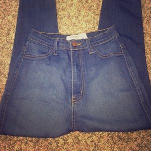 NASTY GAL high rise skinny jean size 5