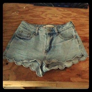 High waisted shorts