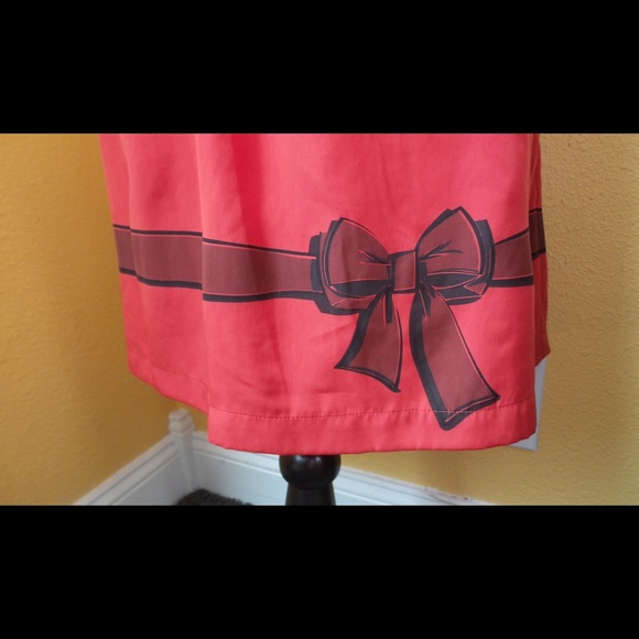 Vintage Modcloth Bow-Skirt