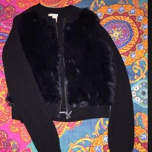 DKNY Women's Fur Jacket