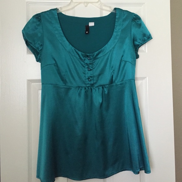 Aqua blouse