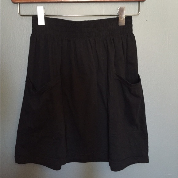 Black American Apparel Skater Skirt