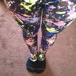 Paint splatter leggings Yelete brand