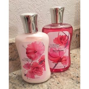 Bath & Body Works lotion and shower gel