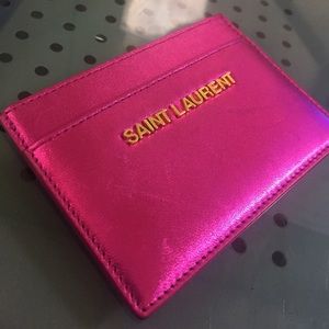 Saint Laurent Letters Card Case
