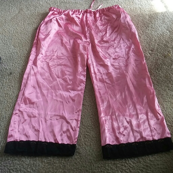 *FINAL* Brand New Pink PJ Pants!! W/ Lace Trim