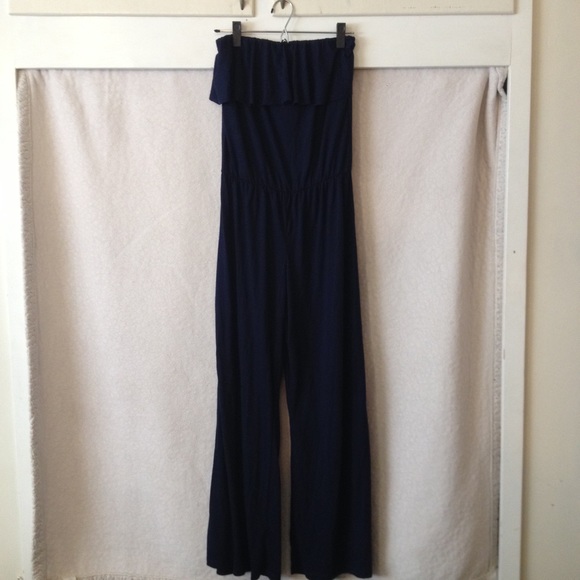 Strapless Navy Blue Jumper