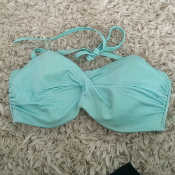 Victoria's Secret Light Blue Bandeau Bathing Suit