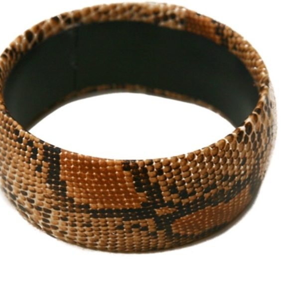 Snake Print Bangle