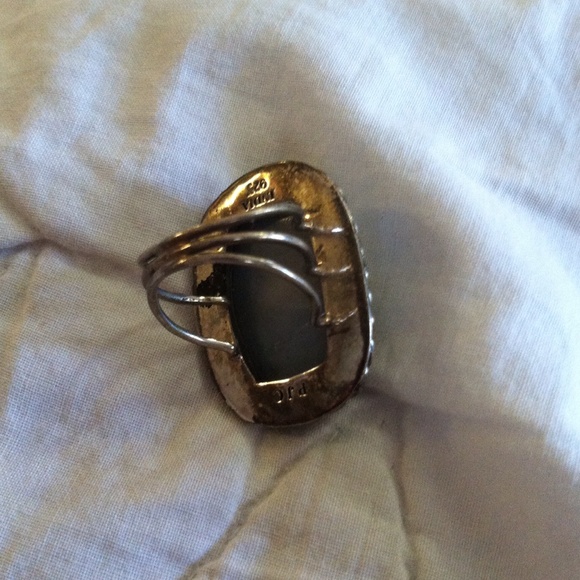 🆕 .925 SILVER RAINBOW DRUSY!! Pure silver setting - Picture 3 of 4