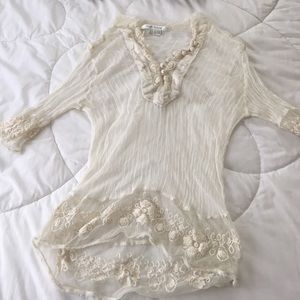 Zara sheer blouse